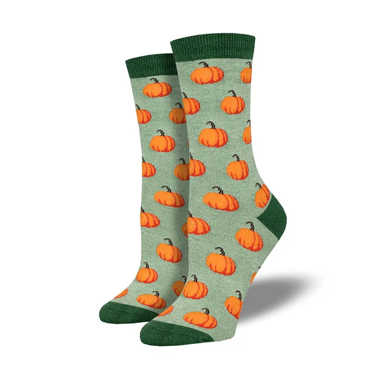 12 Styles Halloween Cartoon Pumpkin Owl Unisex Crew Socks Women Men Novelty Cotton Creative Halloween Party Socks Couple Gifts