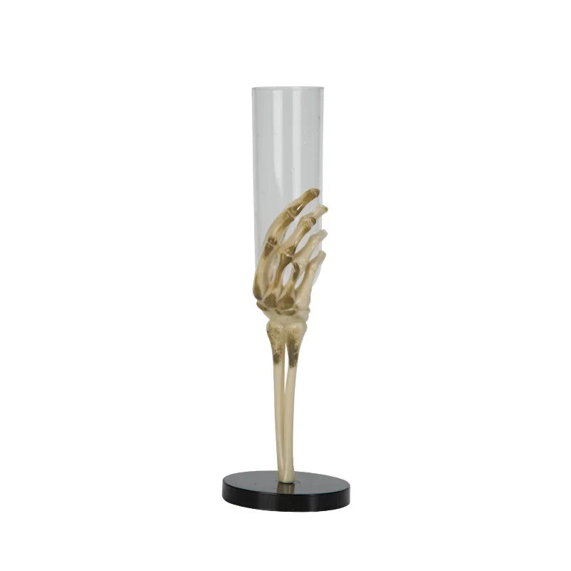 Halloween Decorations Retro Goblet Tableware Skeleton Hand Arm Design Plastic Champagne Flutes Halloween Party Bar Accessories