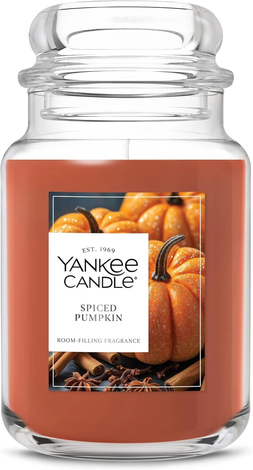 Spiced Pumpkin Scented Jar Candle