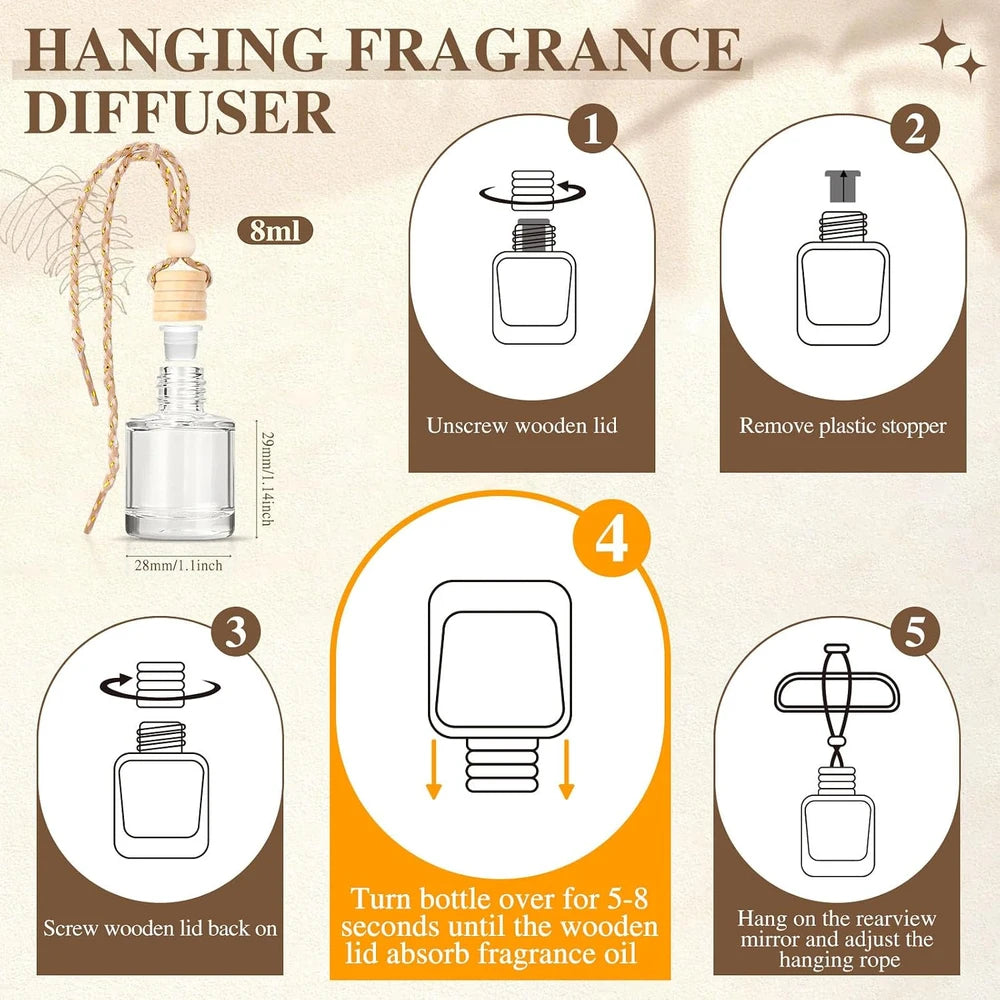 Hanging Essential Oil Car Air Freshener