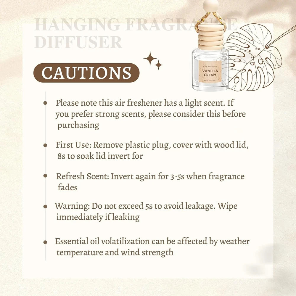 Hanging Essential Oil Car Air Freshener