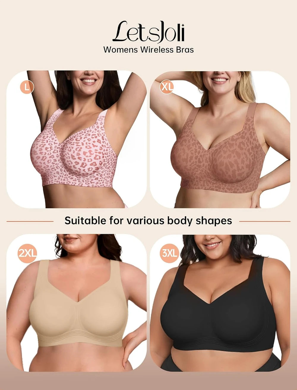 Supportive Wireless Bra