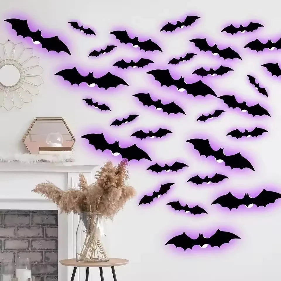 LED Bat Wall Decal