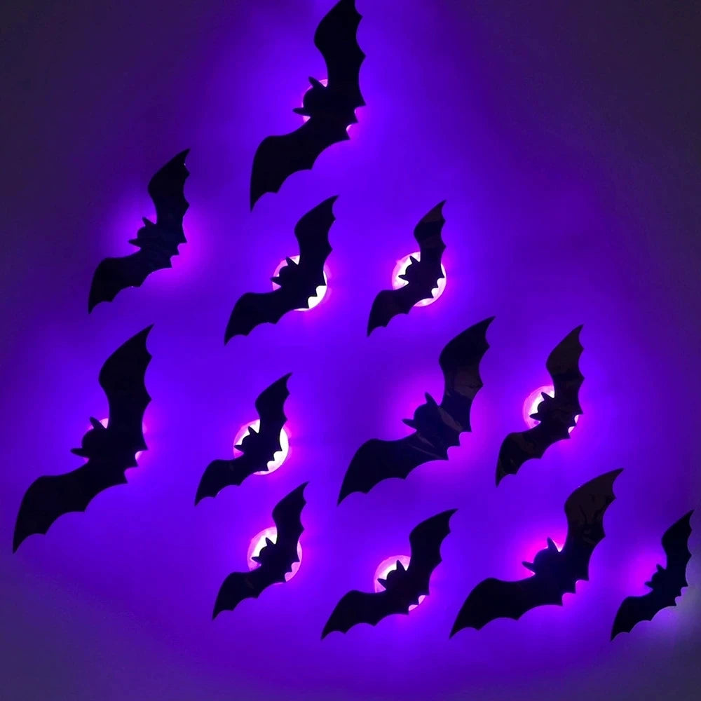 LED Bat Wall Decal