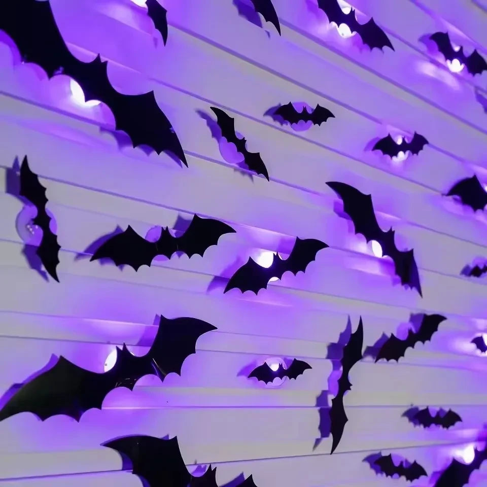 LED Bat Wall Decal