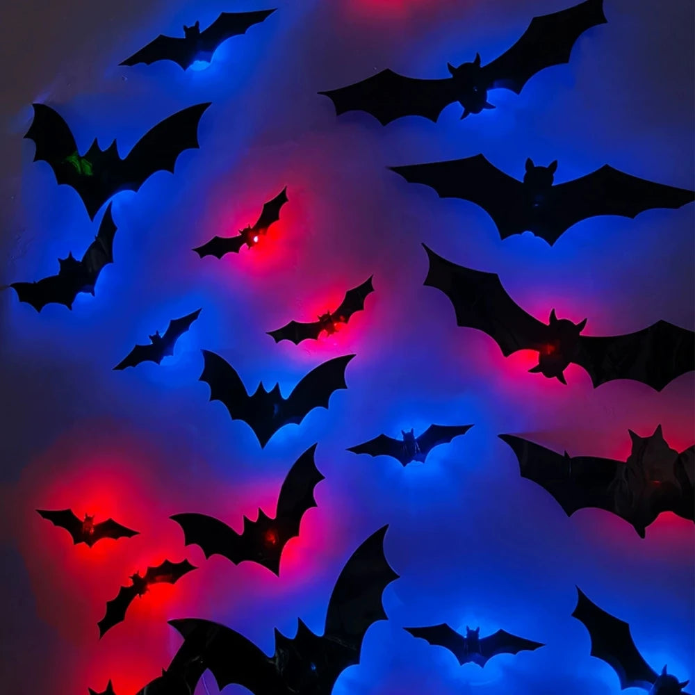 LED Bat Wall Decal
