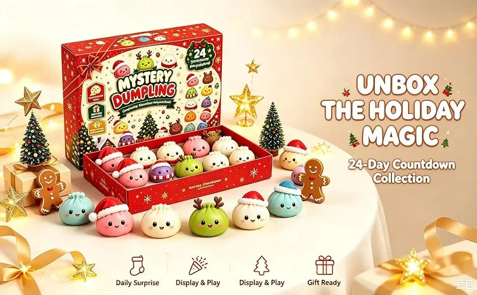 Christmas Squishy Advent Calendar 24 Day Countdown