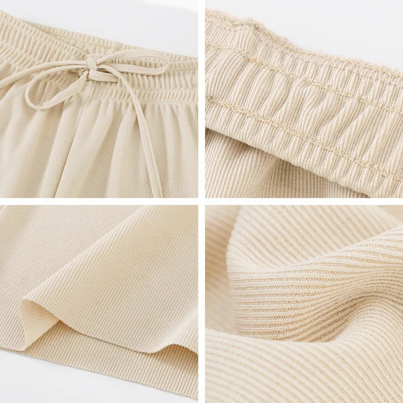 Ankle-Length Wide Leg Pants