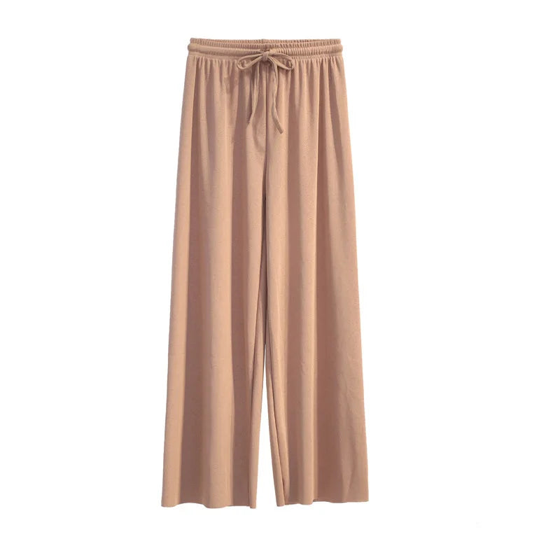 Ankle-Length Wide Leg Pants