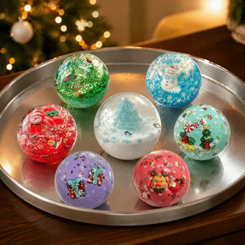 Transparent Christmas Squishy Ball