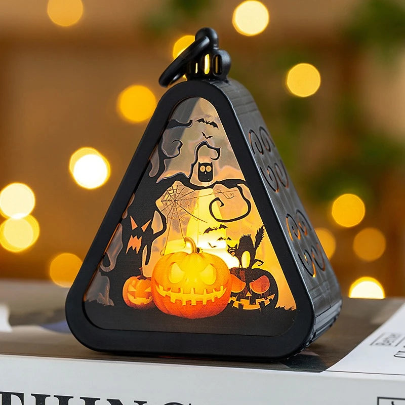 Halloween Decoration Lights For Bedroom Garden Party Decoration Atmosphere Light Cute Ghostaments Hanging Ghosts Horror Props