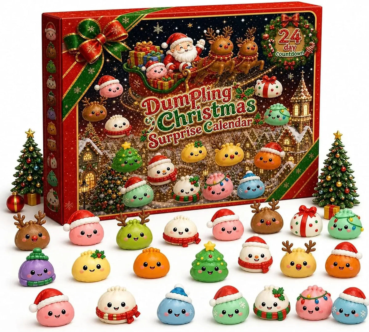 Christmas Squishy Advent Calendar 24 Day Countdown