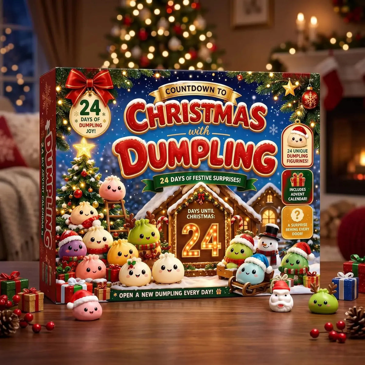 Christmas Squishy Advent Calendar 24 Day Countdown
