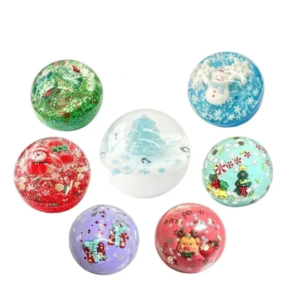 Transparent Christmas Squishy Ball