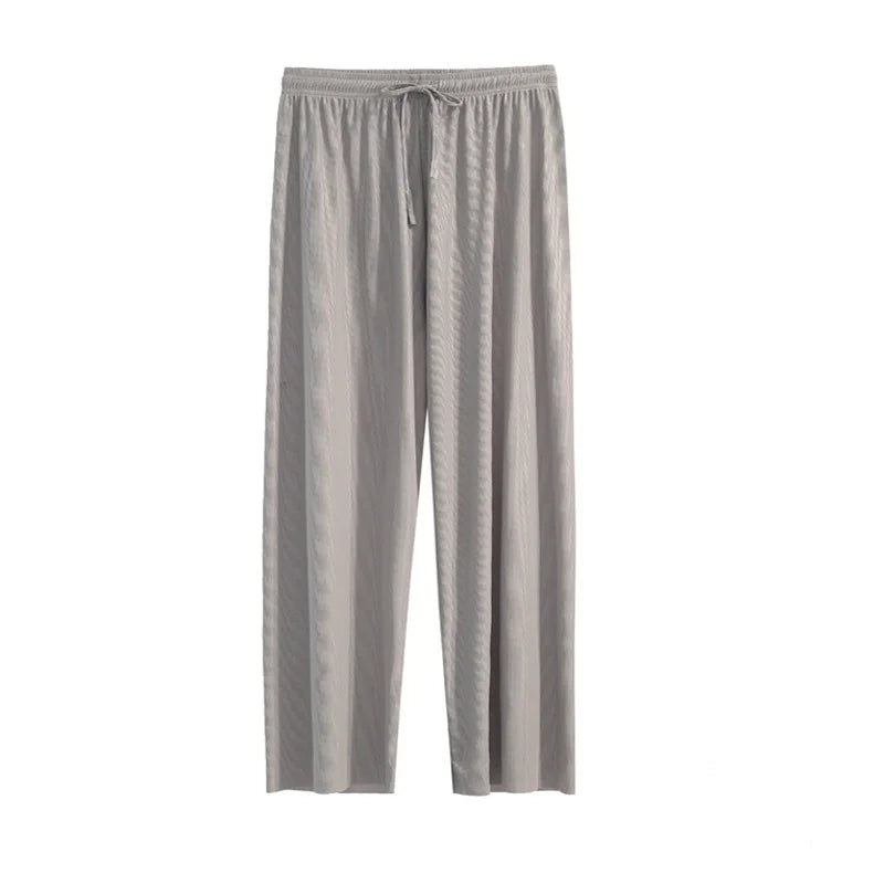 Ankle-Length Wide Leg Pants