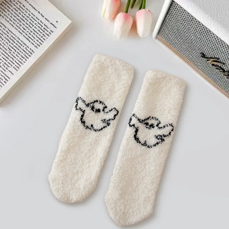 Women's Fuzzy Socks Halloween