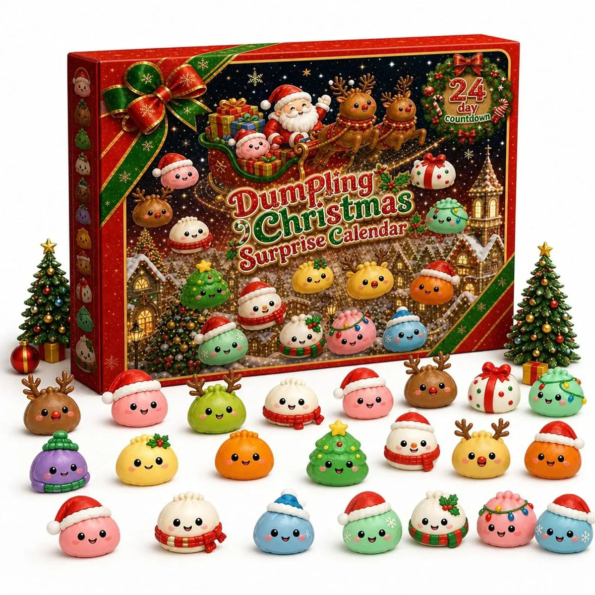 Christmas Squishy Advent Calendar 24 Day Countdown