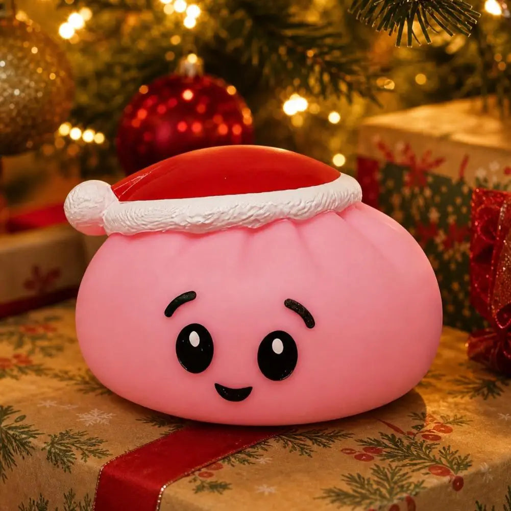 Christmas Hat Bun Squishy