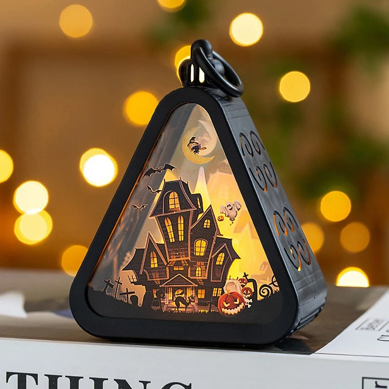 Halloween Decoration Lights For Bedroom Garden Party Decoration Atmosphere Light Cute Ghostaments Hanging Ghosts Horror Props