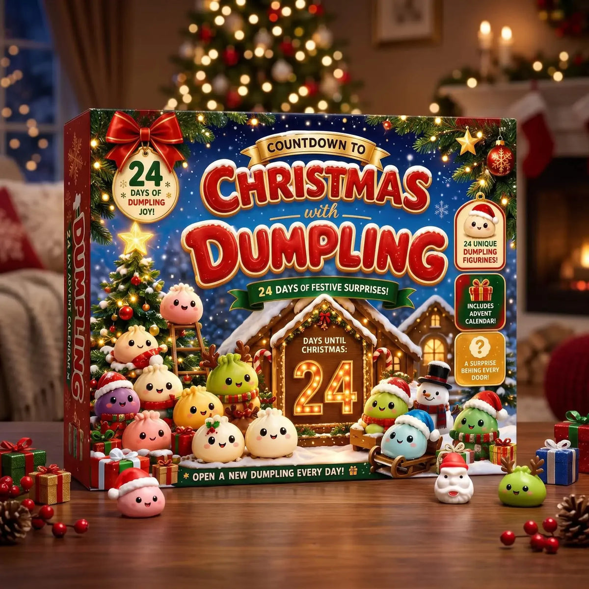 Christmas Squishy Advent Calendar 24 Day Countdown