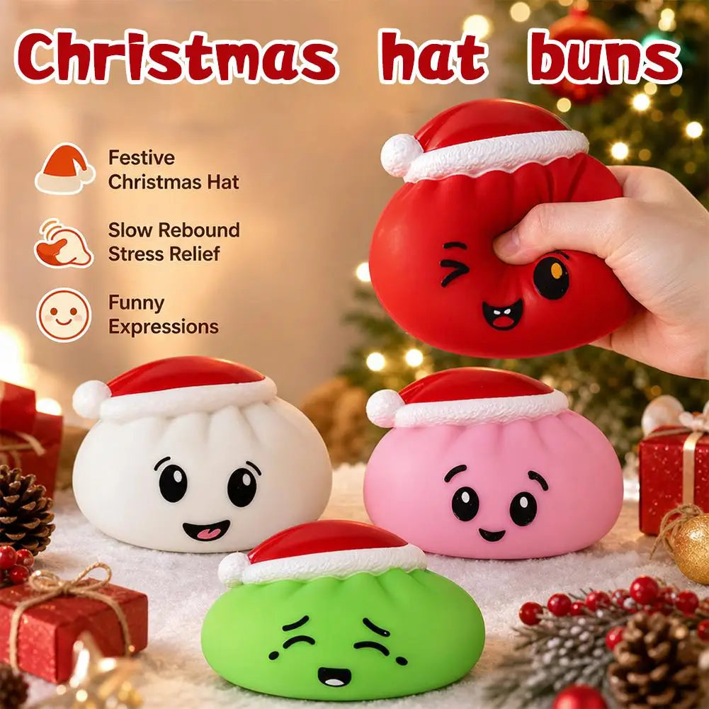 Christmas Hat Bun Squishy