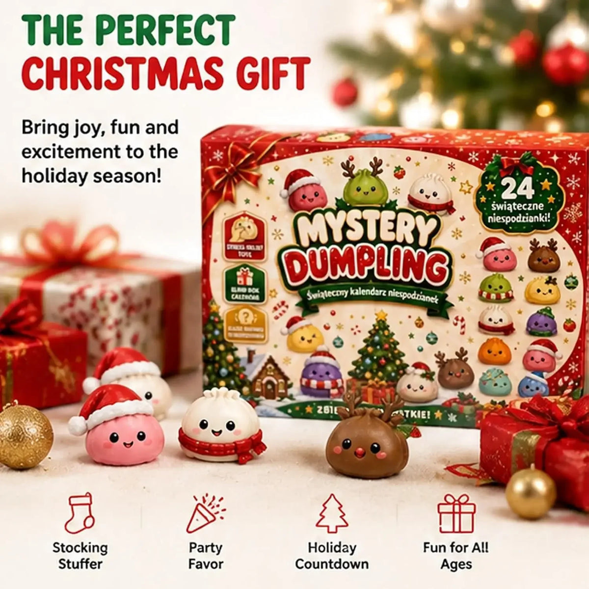 Christmas Squishy Advent Calendar 24 Day Countdown