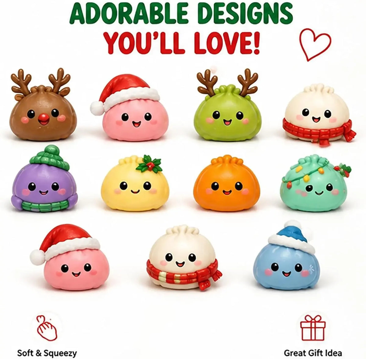 Christmas Squishy Advent Calendar 24 Day Countdown