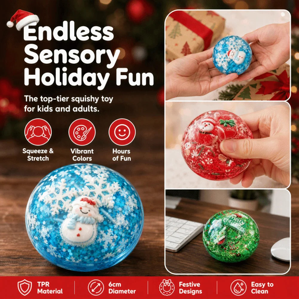 Transparent Christmas Squishy Ball
