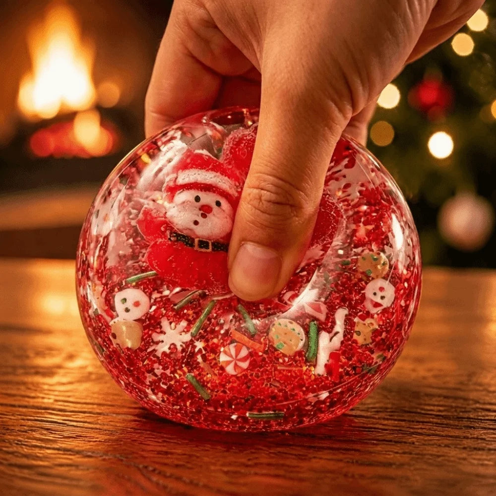 Transparent Christmas Squishy Ball